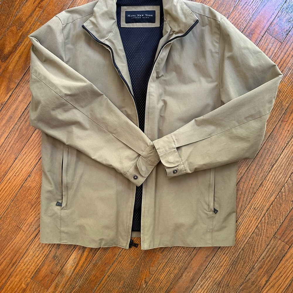 Marc New York Tan Windbreaker Jacket